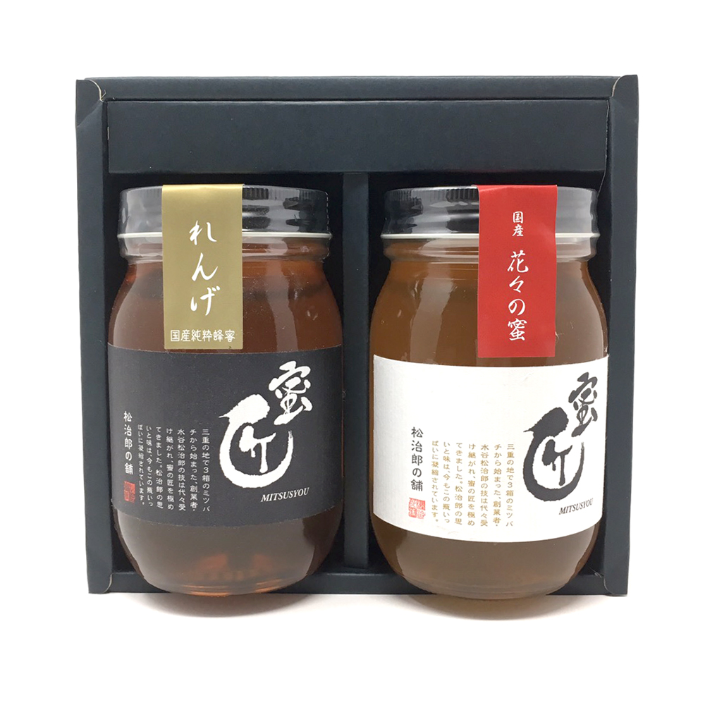 蜜匠 花々・れんげ 600g×2本セット